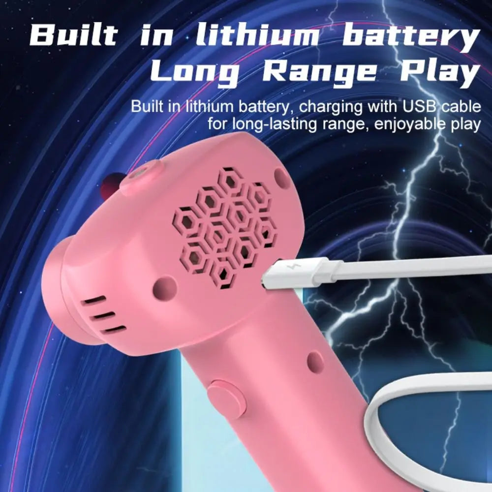 High Speed Glow-in-the-Dark Rope Launcher Fidget Toy Electric Luminous Rope Lasso with Color Light Launcher Loop Kid Adult