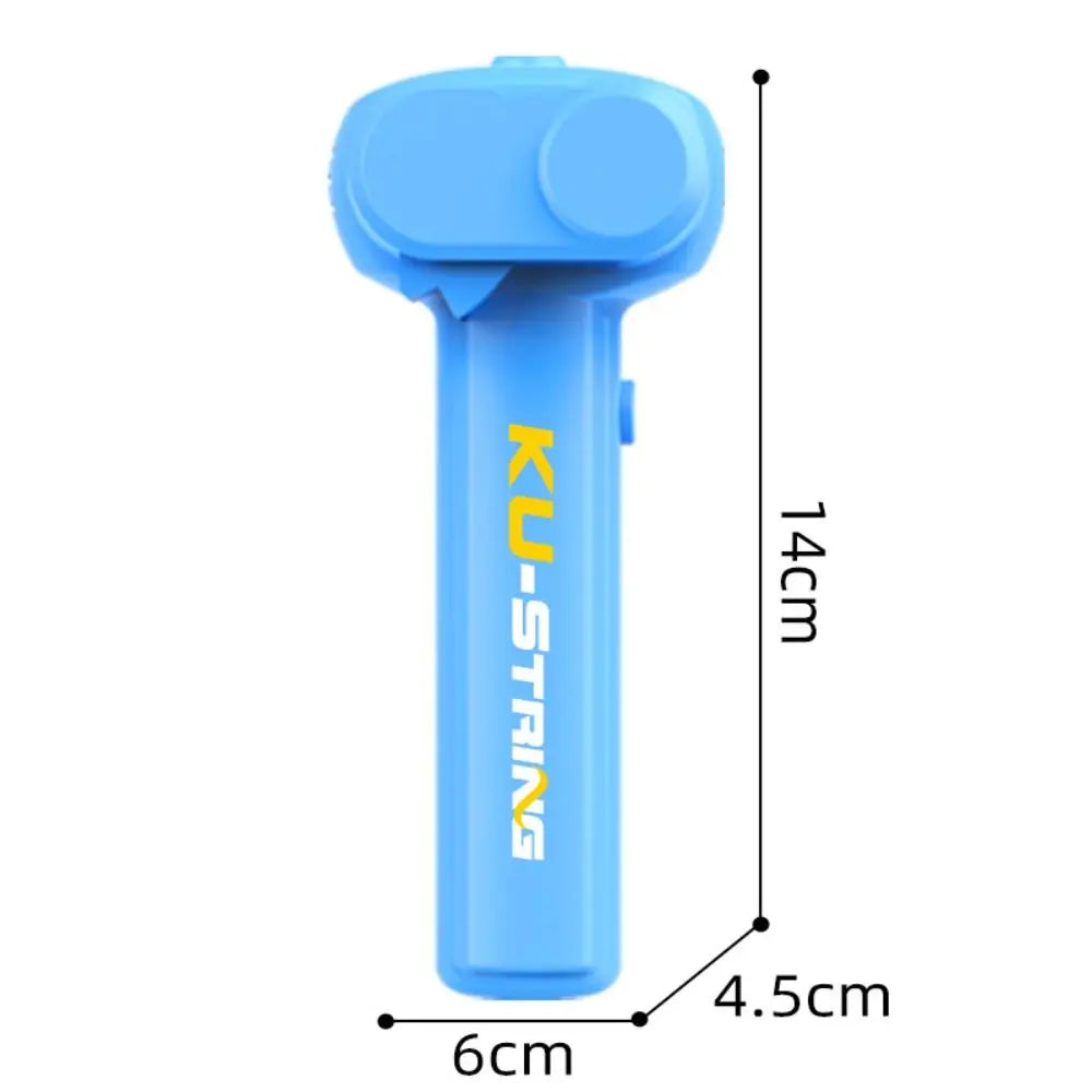 High Speed Glow-in-the-Dark Rope Launcher Fidget Toy Electric Luminous Rope Lasso with Color Light Launcher Loop Kid Adult